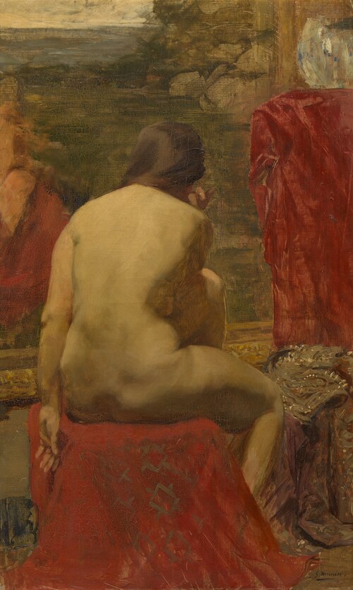 Model, 1890, Gustave Vanaise
