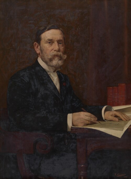 The Architect Leonard Blomme, 1901, Gustave Vanaise