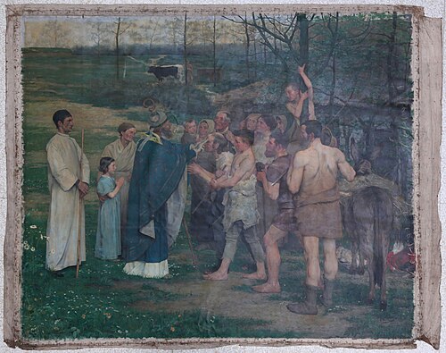 Saint Liévin en Flandre, 1882, Gustave Vanaise