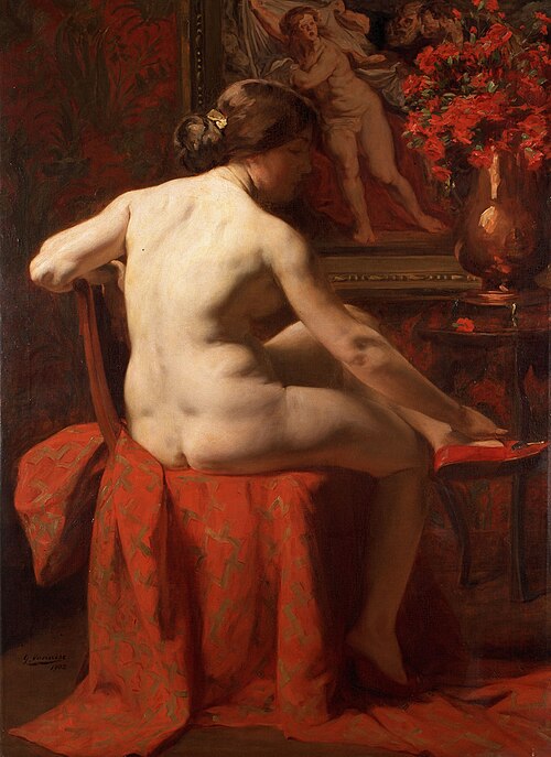 Après le bain, 1902, Gustave Vanaise