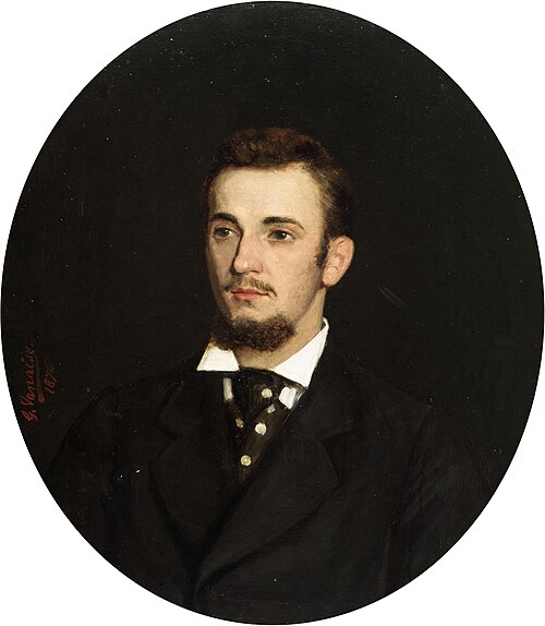 Portrait d'homme, 1876, Gustave Vanaise