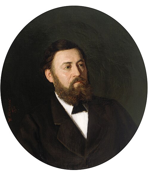 Portret van een man, 1896, Gustave Vanaise
