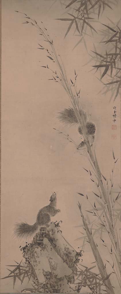 Bamboo and Squirrels, , Gyokusen