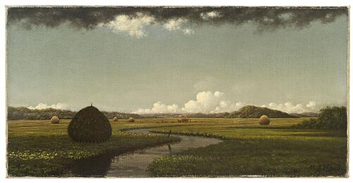 Storm Clouds over the Marshes, 1873, Martin Johnson Heade