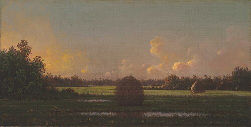 Meules de foin, 1876, Martin Johnson Heade