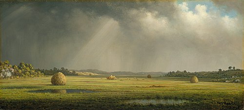 Prairies de Newburyport, 1876, Martin Johnson Heade