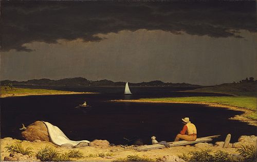 Approaching Thunder Storm, 1859, Martin Johnson Heade