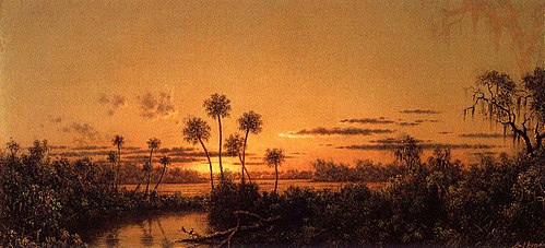 Florida River Scene, 1887, Martin Johnson Heade