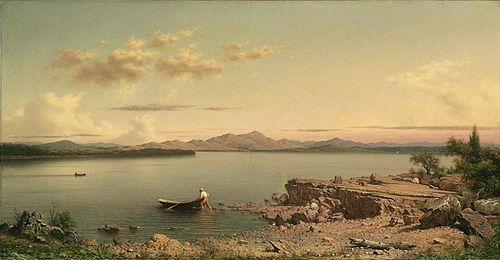 Lake George, 1862, Martin Johnson Heade