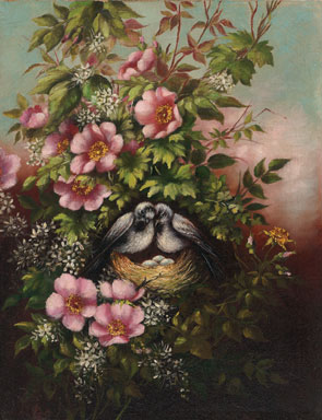 Seaside Finches, 1850, Martin Johnson Heade