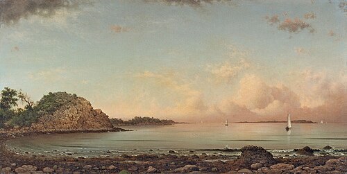 Singing Beach, Manchester, 1862, Martin Johnson Heade