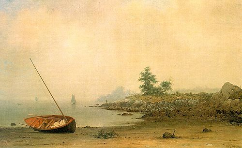 The Stranded Boat, 1863, Martin Johnson Heade