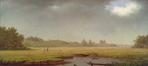 Cloudy Day, Rhode Island, 1861, Martin Johnson Heade