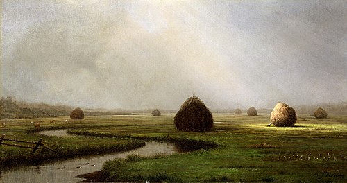 Hazy Day on the Marshes, New Jersey, , Martin Johnson Heade