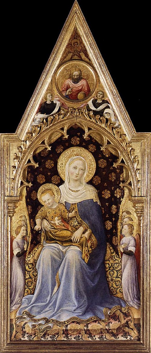 Quaratesi Madonna, 1425, Gentile da Fabriano