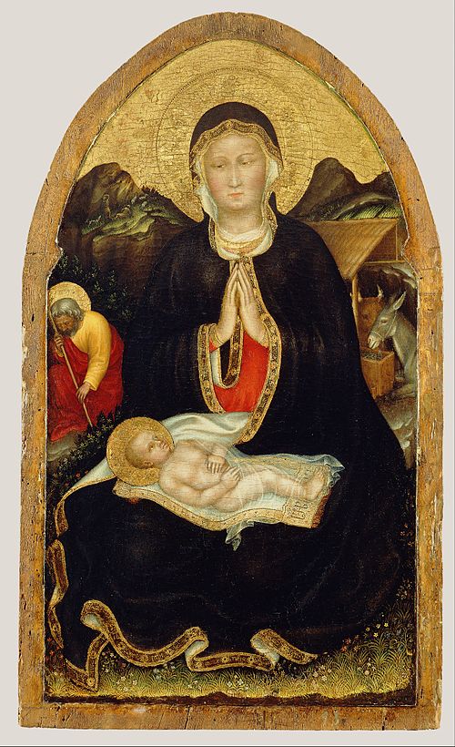Adoration of the Child, 1420, Gentile da Fabriano