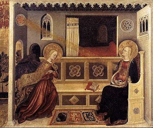 Annunciation, 1423, Gentile da Fabriano