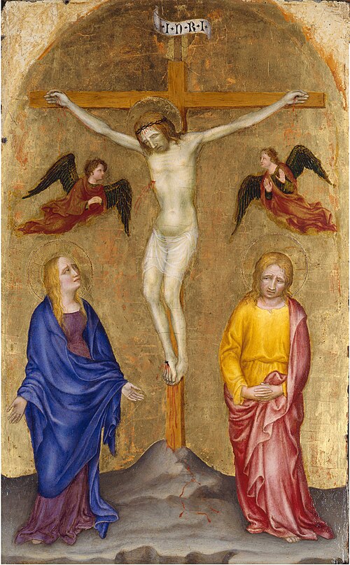 Crucifixion, 1408, Gentile da Fabriano