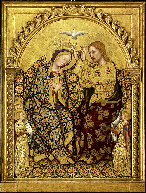 Coronation of the Virgin, 1420, Gentile da Fabriano