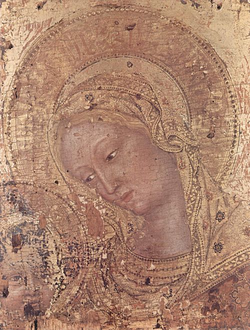 Madonna, Fragment, 1423, Gentile da Fabriano