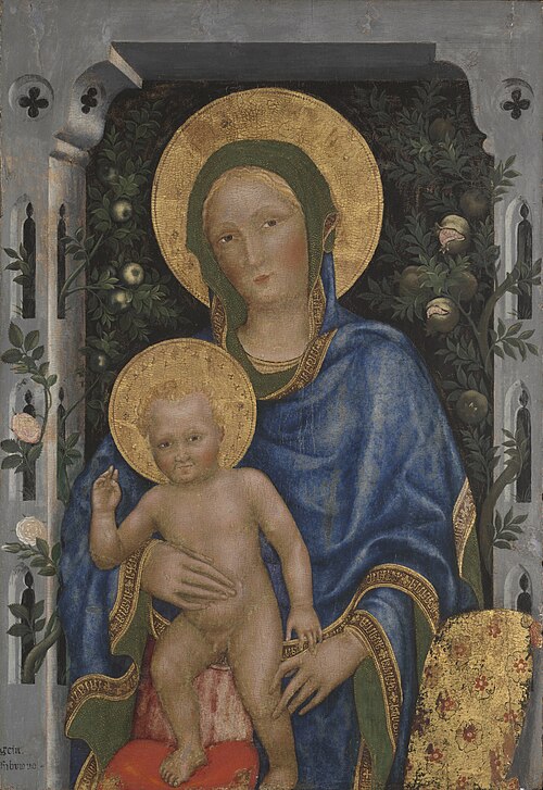 Virgin and Child, 1424, Gentile da Fabriano