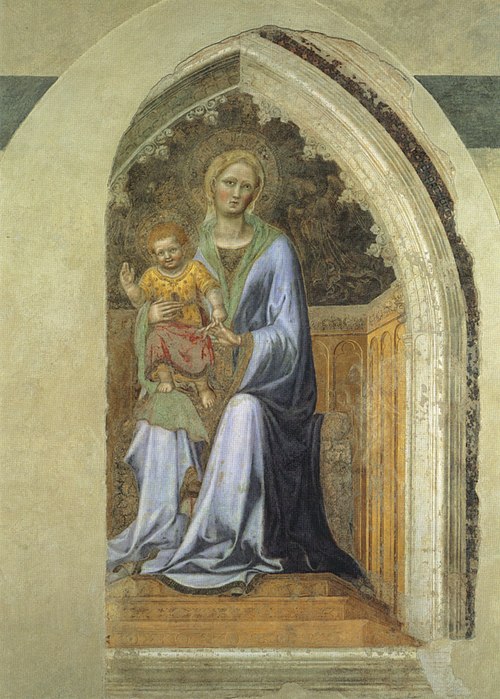 Madonna and Child with Angels, 1425, Gentile da Fabriano