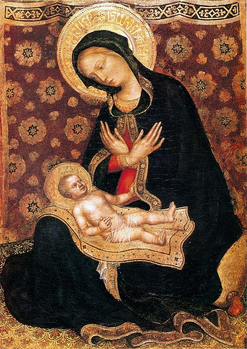 Madonna of Humility, 1420, Gentile da Fabriano