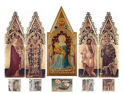 Quaratesi Polyptych, 1425, Gentile da Fabriano