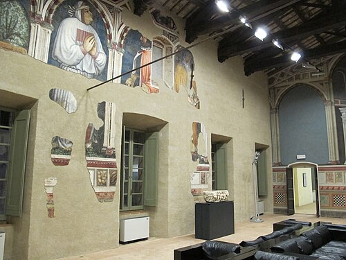 Sala dei Giganti, Palazzo Trinci, 1411, Gentile da Fabriano
