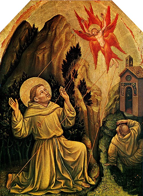 La Stigmatisation de saint François, 1420, Gentile da Fabriano