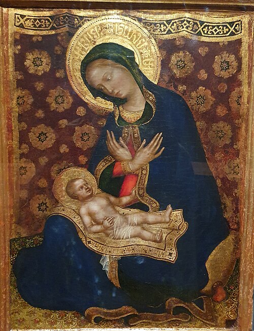 Virgem da Humildade, 1418, Gentile da Fabriano