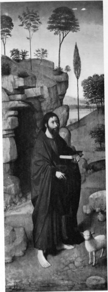 H. Johannes de Doper, 1462, Petrus Christus