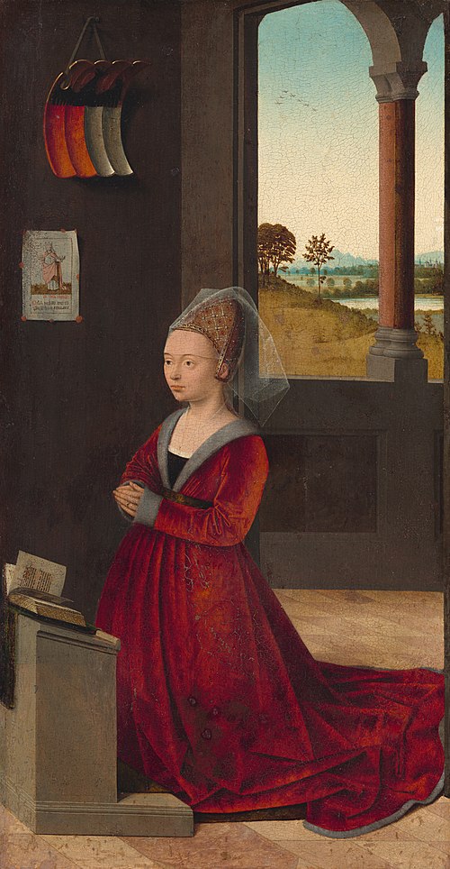 Portrait d'une donatrice, 1450, Petrus Christus