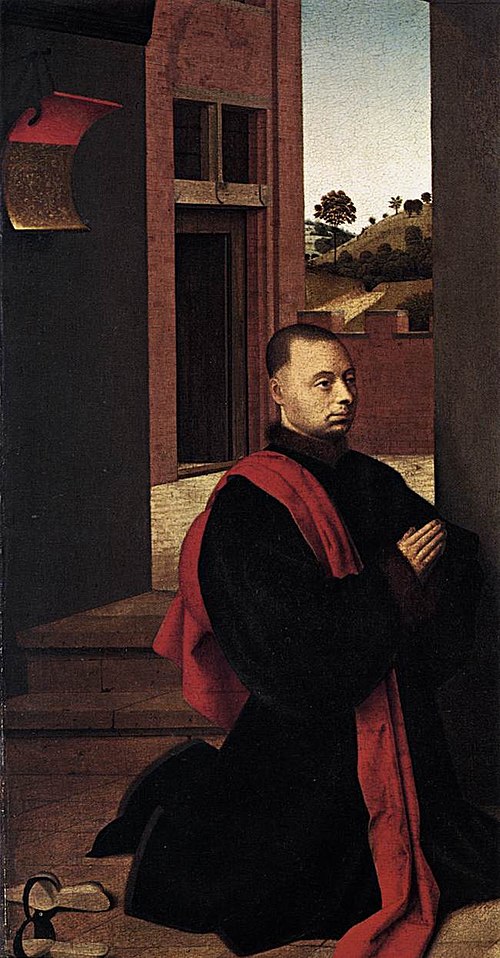 Portrait d'un donateur, 1450, Petrus Christus