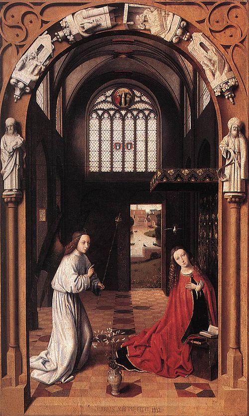 Annunciation, 1452, Petrus Christus
