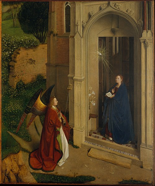 L'Annonciation Friedsam, 1450, Petrus Christus
