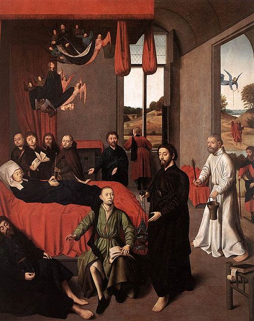La Mort de la Vierge, 1457, Petrus Christus