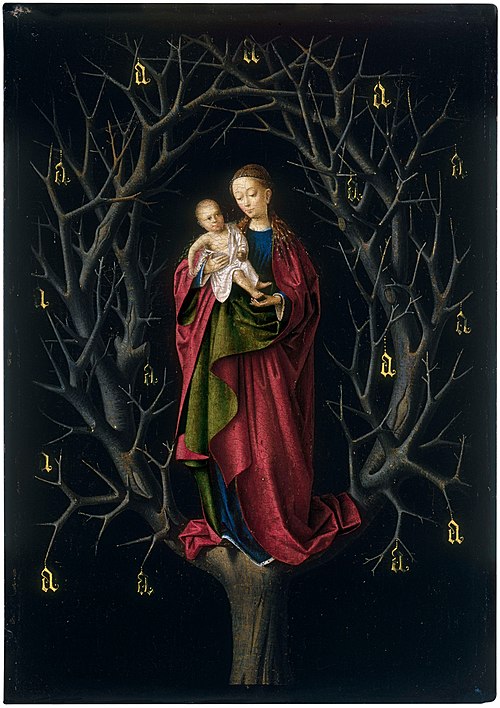 La Vierge à l'Arbre Sec, 1462, Petrus Christus