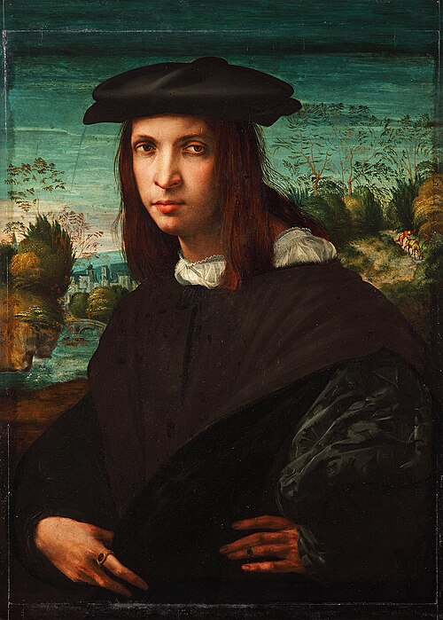 Portrait of a Young Man, 1517, Rosso Fiorentino