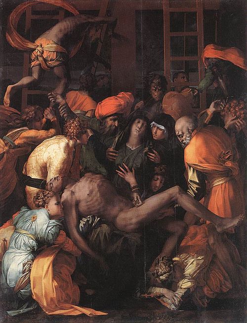 Déposition de Croix, 1528, Rosso Fiorentino