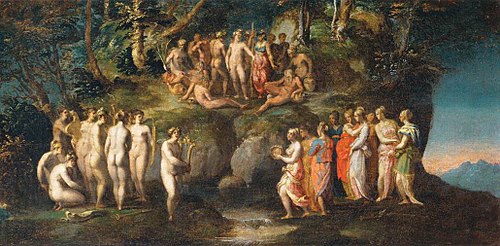 Le Défi des Piérides, 1524, Rosso Fiorentino