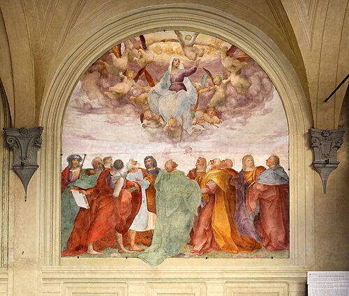 Assomption de Marie, 1517, Rosso Fiorentino
