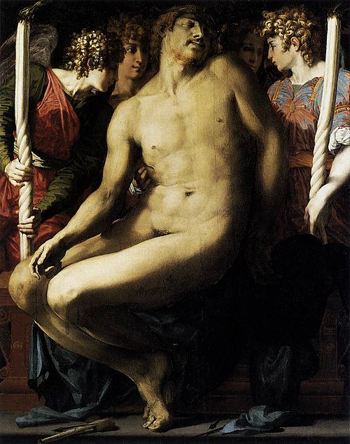 Le Christ parmi les Anges, 1525, Rosso Fiorentino
