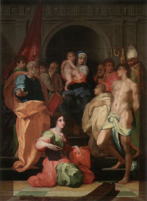 Sacred conversation, 1522, Rosso Fiorentino