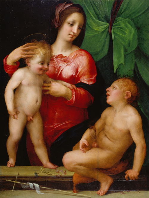 Madonna and Child with the Infant St. John, 1515, Rosso Fiorentino