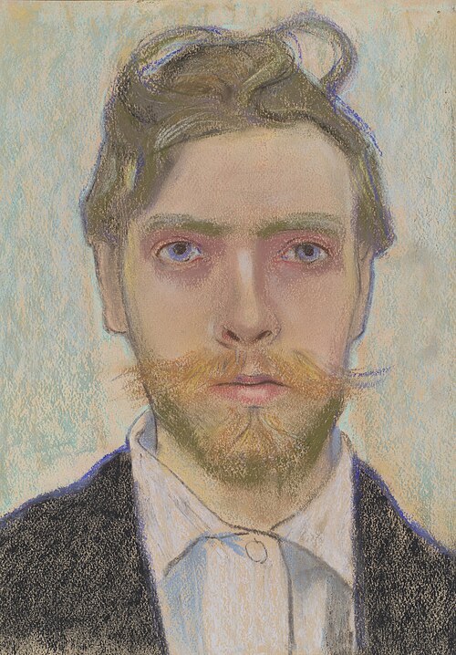 Autoportrait, 1897, Stanisław Wyspiański