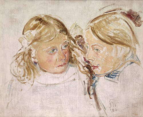 Double Portrait, 1901, Stanisław Wyspiański