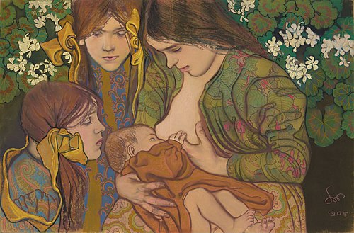 Motherhood, 1905, Stanisław Wyspiański