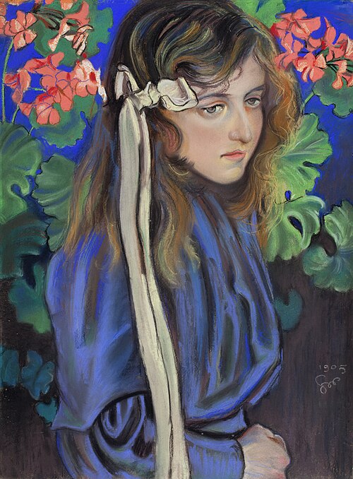 Portrait of Eliza Pareńska, 1905, Stanisław Wyspiański