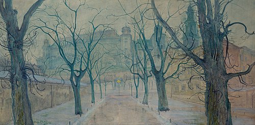 Planty o świcie, 1894, Stanisław Wyspiański